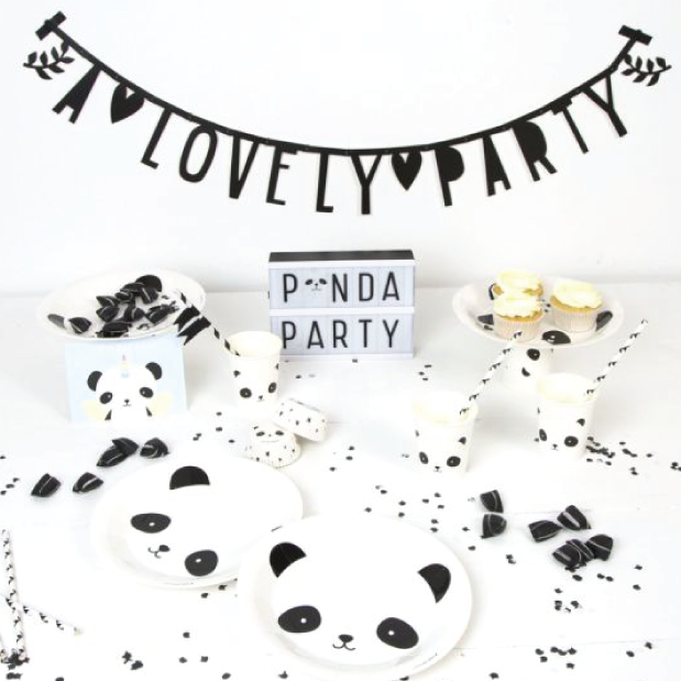 Panda cupcake vormpjes (50st) A little lovely company