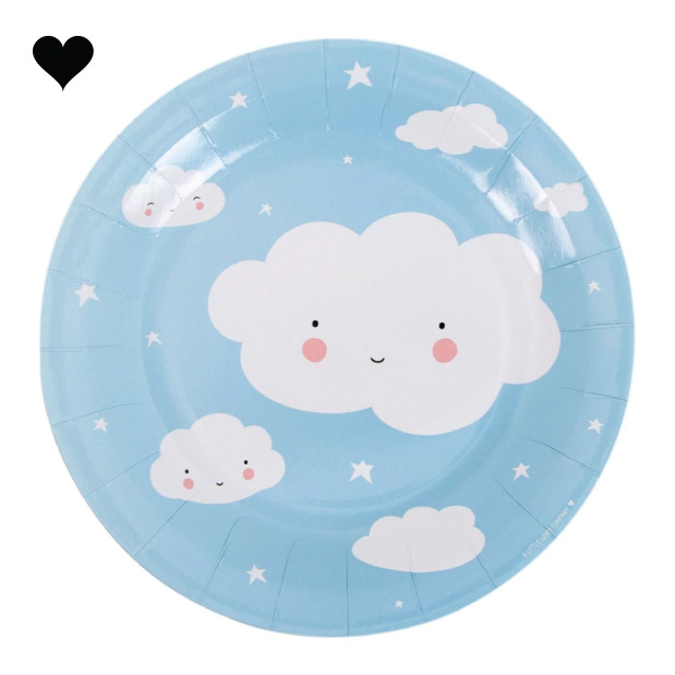 Wolken bordjes (12st) A little lovely company