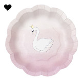 We heart swans gebaksbordjes (12st) Talking Tables