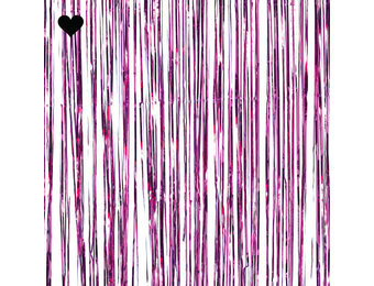 Feestgordijn fuchsia Ginger Ray