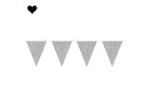 Glitter slinger zilver (6M)