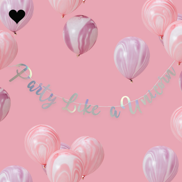 Slinger Party like a unicorn Ginger Ray