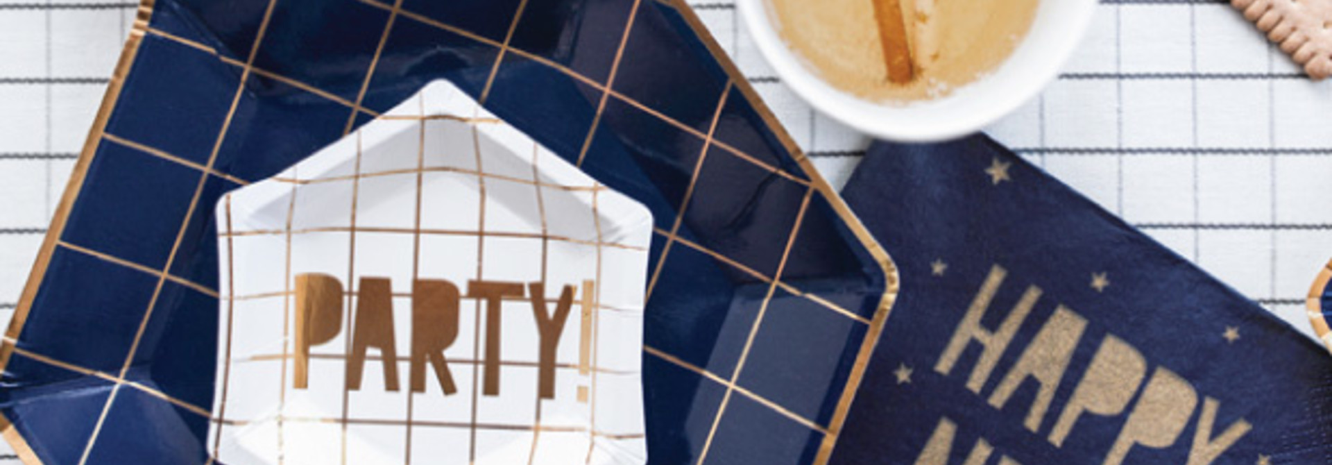 Happy New Year servetten (20 st) - Grid