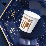 Bottoms up shot bekertjes (6st) Golden Grid