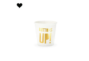 Bottoms up shot bekertjes (6st) Golden Grid