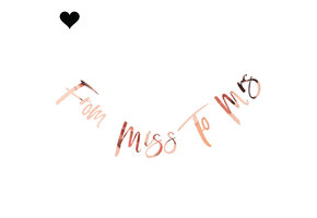 Slinger From Miss to Mrs Floral Hen Party Ginger Ray