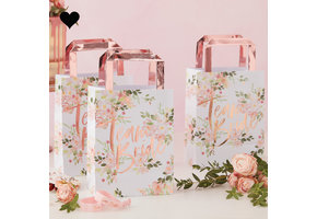 Tasjes Team Bride Floral Hen Party (5st) Ginger Ray