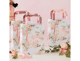 Tasjes Team Bride Floral Hen Party (5st) Ginger Ray