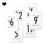 Baby Milestone Kaarten meisje (12st)