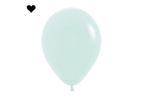 Ballonnen pastel mat mint (10st)