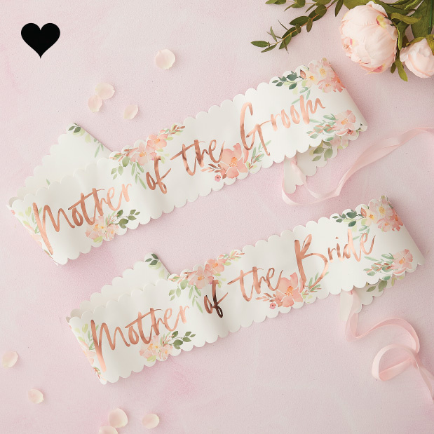 Mother of Bride & Groom sjerpen (2st) Floral Hen Party Ginger-Ray