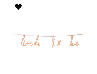 Bride to be slinger Blossom Girls Talking Tables