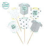 Cake toppers Born To Be Loved (12st) Talking Tables