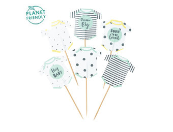 Cake toppers Born To Be Loved (12st) Talking Tables