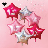 Folieballonnen met stickers (6 st) Stargazer Ginger Ray