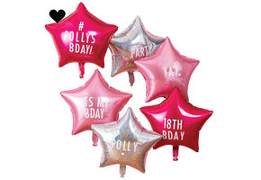 Folieballonnen met stickers (6 st) Stargazer Ginger Ray