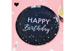 Bordjes Happy Birthday Stargazer (8st) Ginger Ray