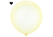 Ballon clearz crystal geel (60 cm)
