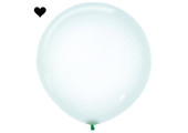 Ballon clearz crystal groen (60 cm)