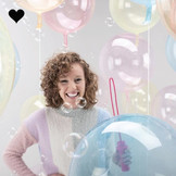 Ballon clearz crystal groen (60 cm)
