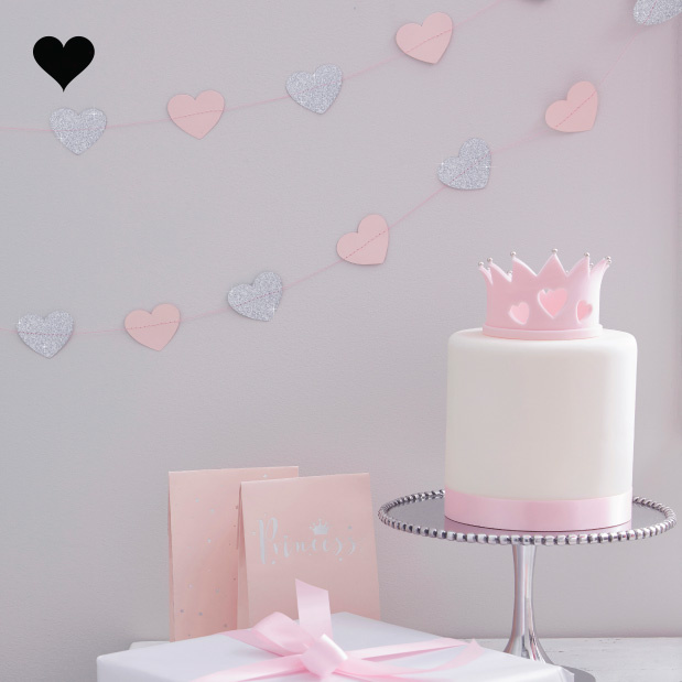 Hartjesslinger Princess Perfection (5M) - Ginger Ray