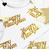 Tafelconfetti Happy New Year goud