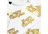 Tafelconfetti Happy New Year goud