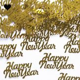 Tafelconfetti Happy New Year goud