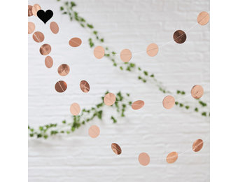 Confettislinger roségoud Beautiful Botanics Ginger Ray