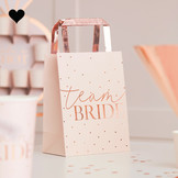 Tasjes Team Bride Blush Hen (5st) Ginger Ray
