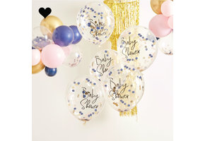 Confetti ballonnen Gender Geveal (5st) Ginger Ray