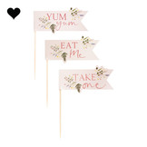 Cupcake toppers Let's Partea (12st) Ginger Ray