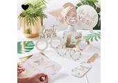 Party Props met letter stickers Botanical Hen (10st) Ginger Ray
