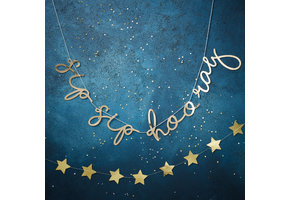 Slinger Sip Sip Hooray Gold Christmas Ginger Ray