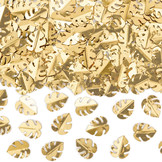 Tafelconfetti blaadjes goud