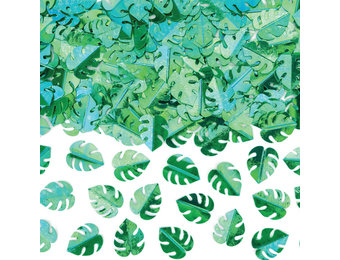Tafelconfetti blaadjes groen