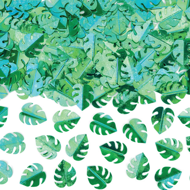 Tafelconfetti blaadjes groen