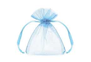 Organza zakjes lichtblauw (20st)