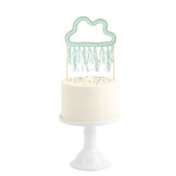 Taarttopper wolk mint katoen