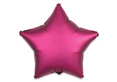 Folieballon satin luxe ster granaatappel (43 cm)