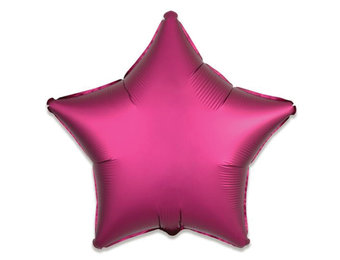Folieballon satin luxe ster granaatappel (43 cm)