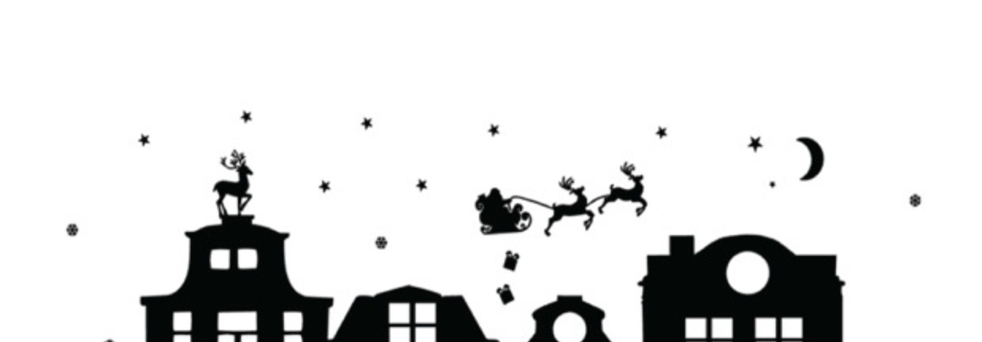 Raamsticker kerst