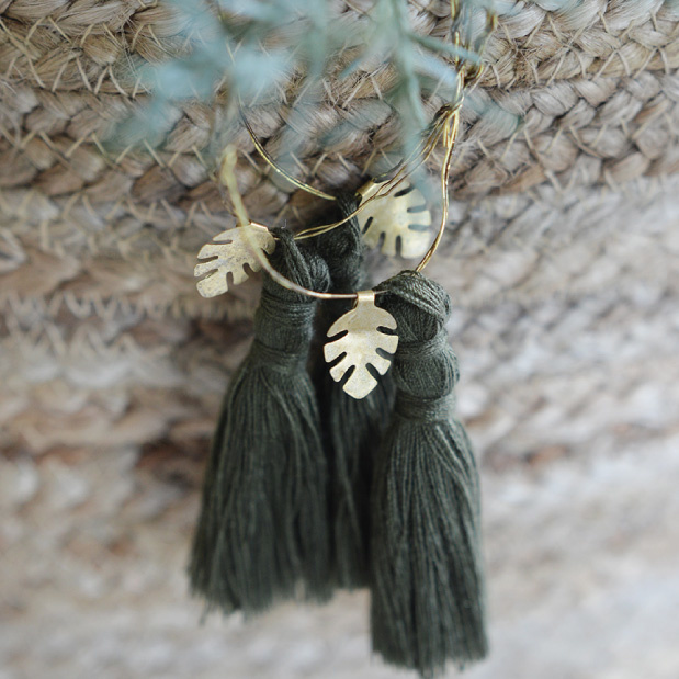 Kersthanger Olive Green Delight Department