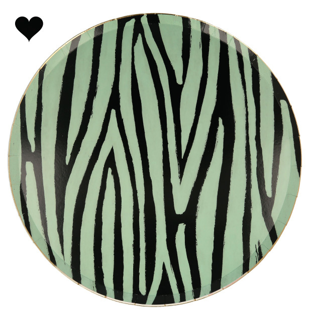 Borden Safari Animal print (8st) - Meri Meri
