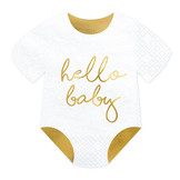 Servetten romper (20cm) Hello Baby
