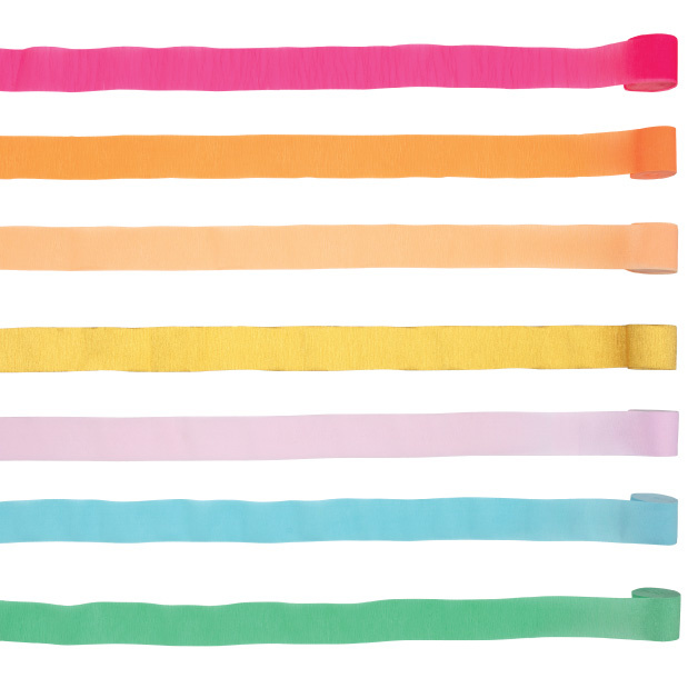 Streamers Bright (7st) Meri Meri