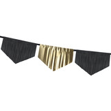 Slinger fringe zwart goud (3M)