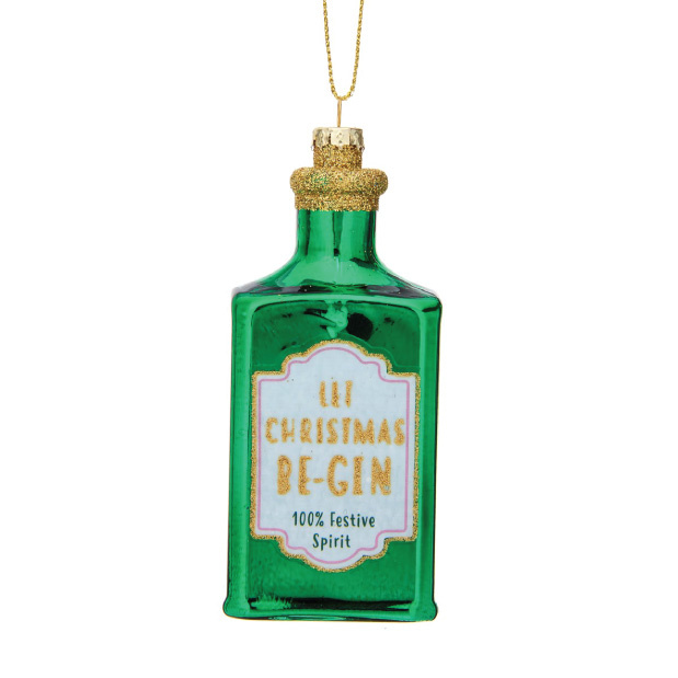 Kersthanger be-gin groen Sass & Belle