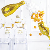 Bordjes Happy New Year goud (6st)