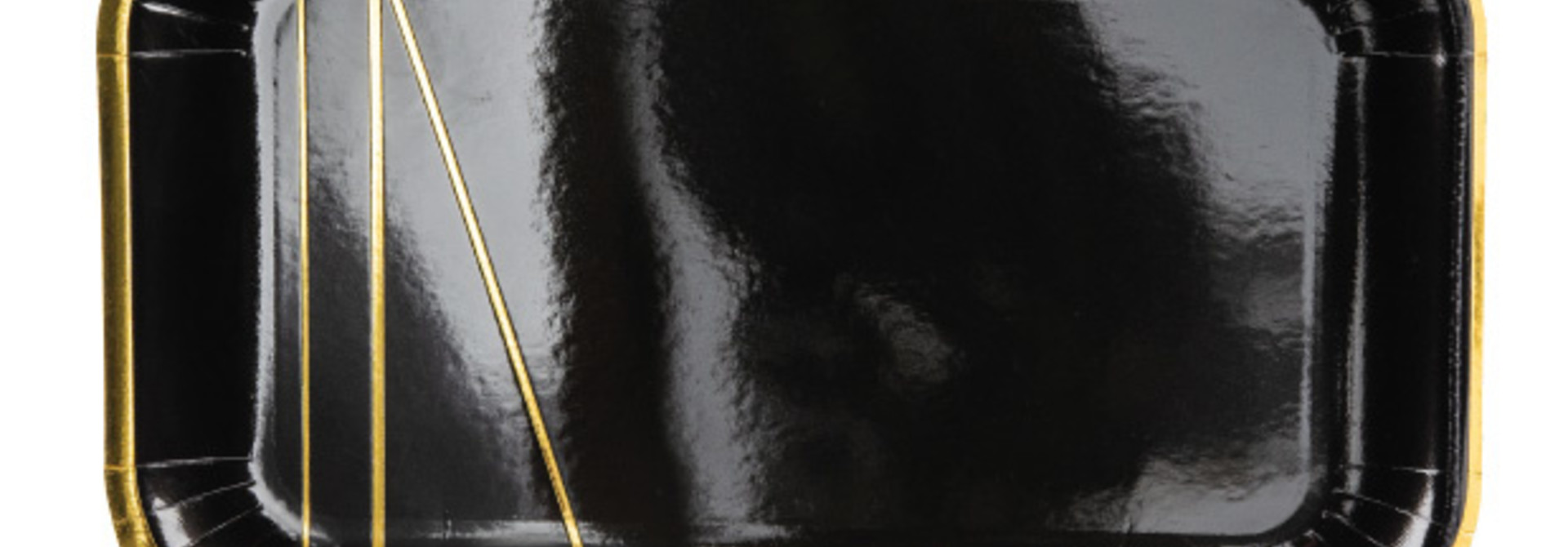 Bordjes Golden stripes (6st)